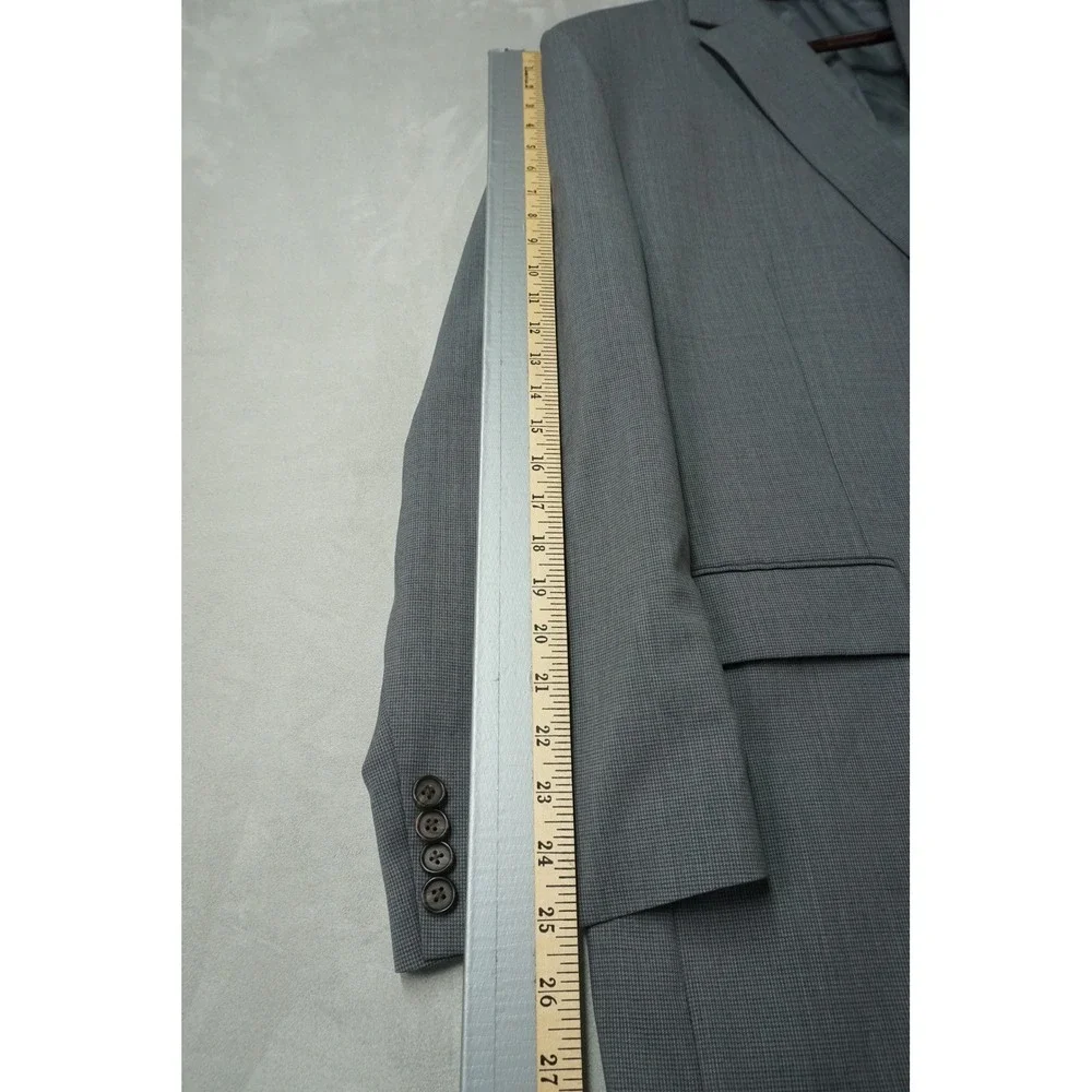 RRL Ralph Lauren Blazer Mens 50R Gray 100% Wool Suit Jacket Sport Coat Executive